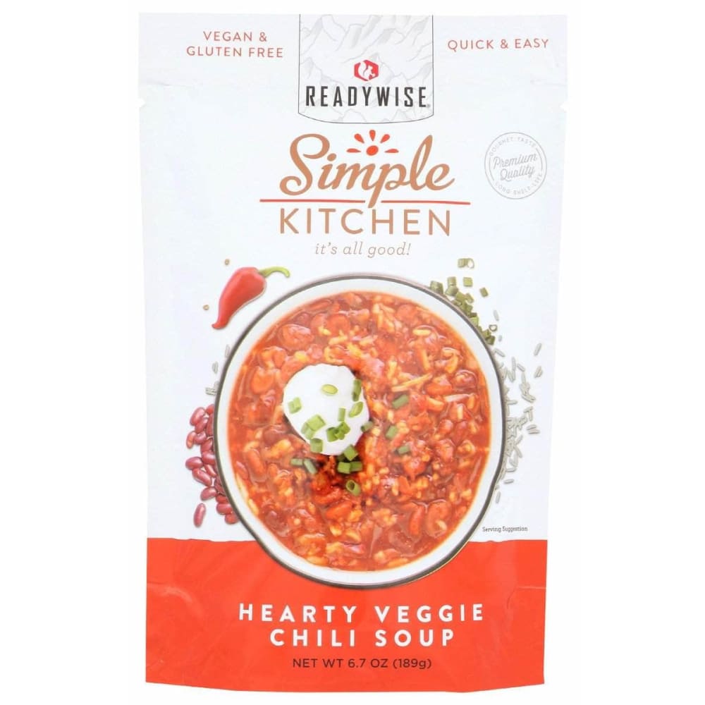 SIMPLE KITCHEN Simple Kitchen Soup Hrty Veg Chili Pouch, 6.7 Oz