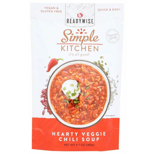 SIMPLE KITCHEN Simple Kitchen Soup Hrty Veg Chili Pouch, 6.7 Oz