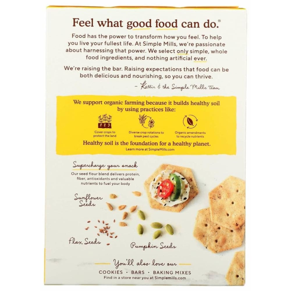 SIMPLE MILLS Simple Mills Cracker Seed Everything, 4.25 Oz