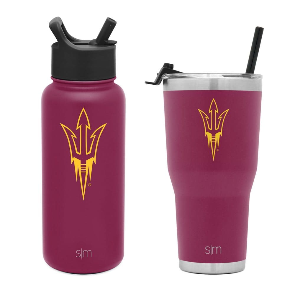 Simple Modern Collegiate Licensed Insulated Drinkware 2-Pack - Arizona State University - Drinkware - Simple Modern