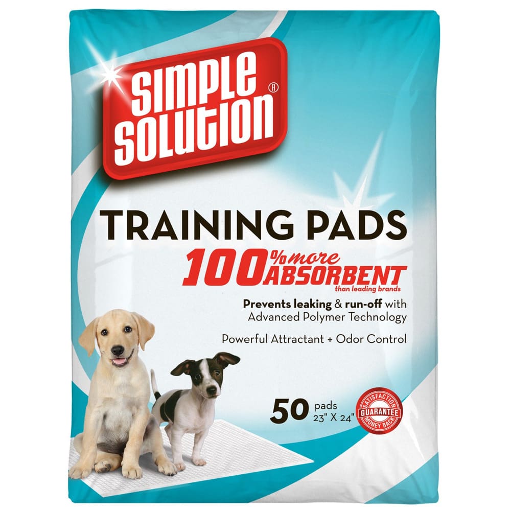 Simple Solution Original Training Pads 50 Pack 23 in x 24 in - Pet Supplies - Simple Solution