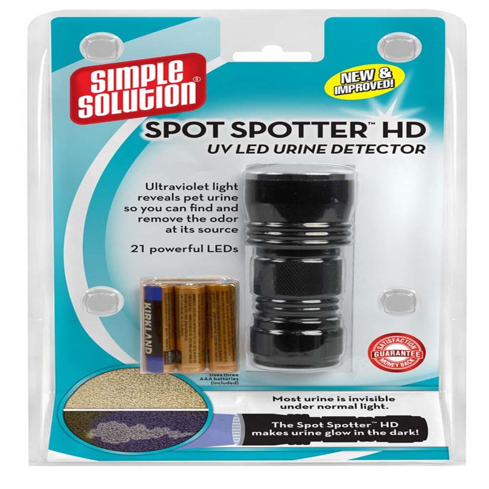 Simple Solution Spot Spotter HD UV Urine Detector - Pet Supplies - Simple Solution
