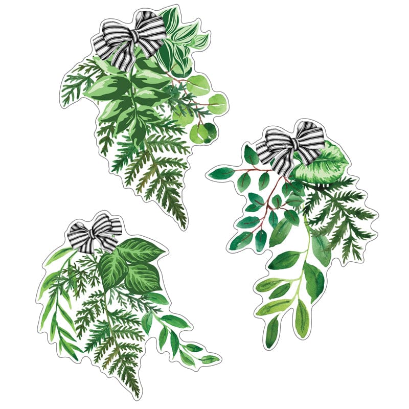 Simply Boho Greenery Cut Outs (Pack of 8) - Accents - Carson Dellosa Education