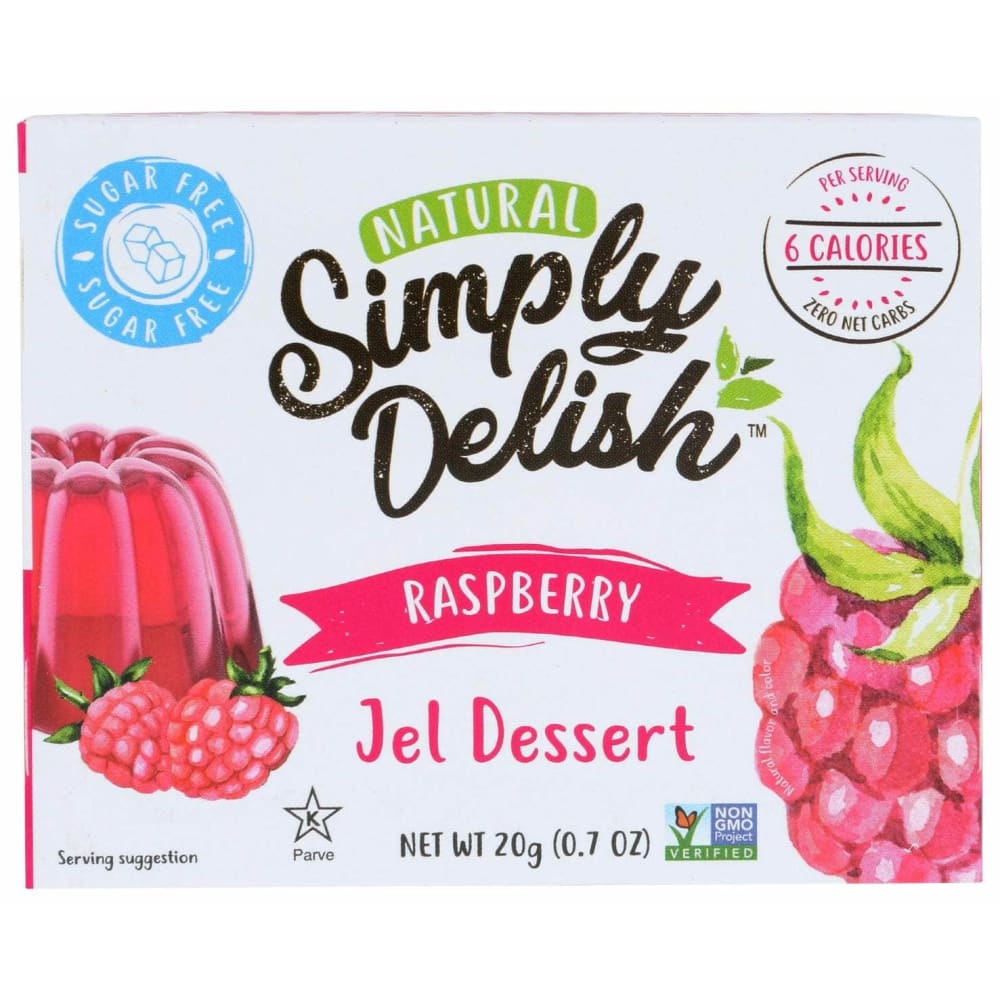 SIMPLY DELISH SIMPLY DELISH Jel Dessert Raspberry, 0.7 oz