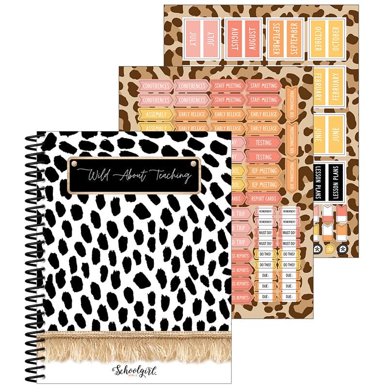 Simply Safari Teacher Planner Book (Pack of 2) - Plan & Record Books - Carson Dellosa Education