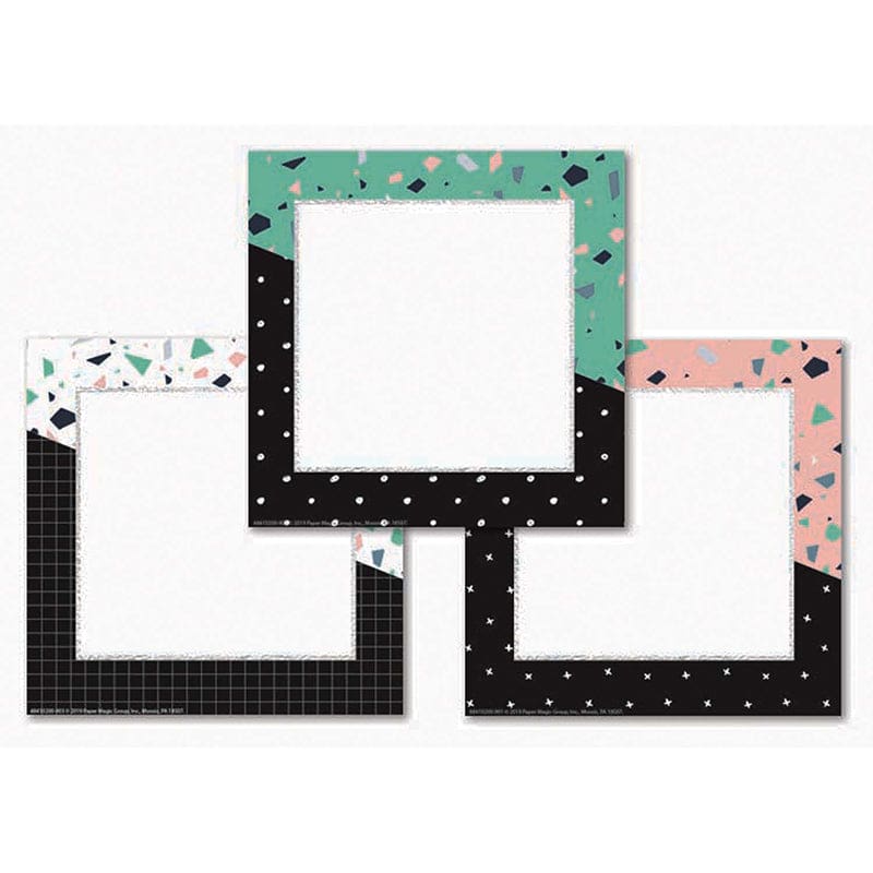 Simply Sassy Square Paper Cut-Outs (Pack of 12) - Accents - Eureka