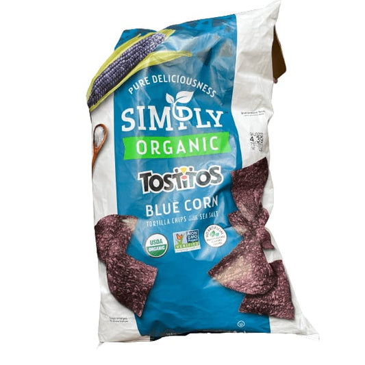 Simply Tostitos Simply Tostitos Organic Blue Corn Tortilla Chips, 8.25 oz Bag