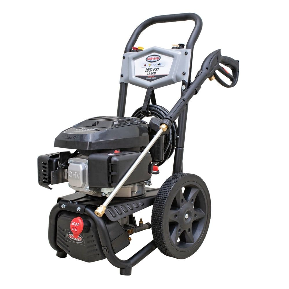 SIMPSON MegaShot 2800 PSI at 2.3 GPM KOHLER XTX675 Cold Water Pressure Washer - Pressure Washers & Accessories - SIMPSON