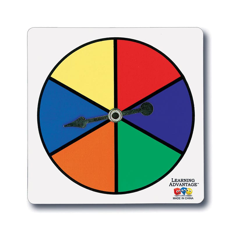 Six-Color Spinners (Pack of 6) - Probability - Learning Advantage