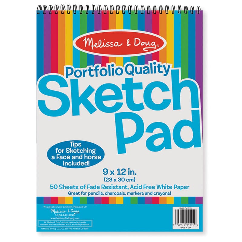 Sketch Pad (Pack of 6) - Sketch Pads - Melissa & Doug
