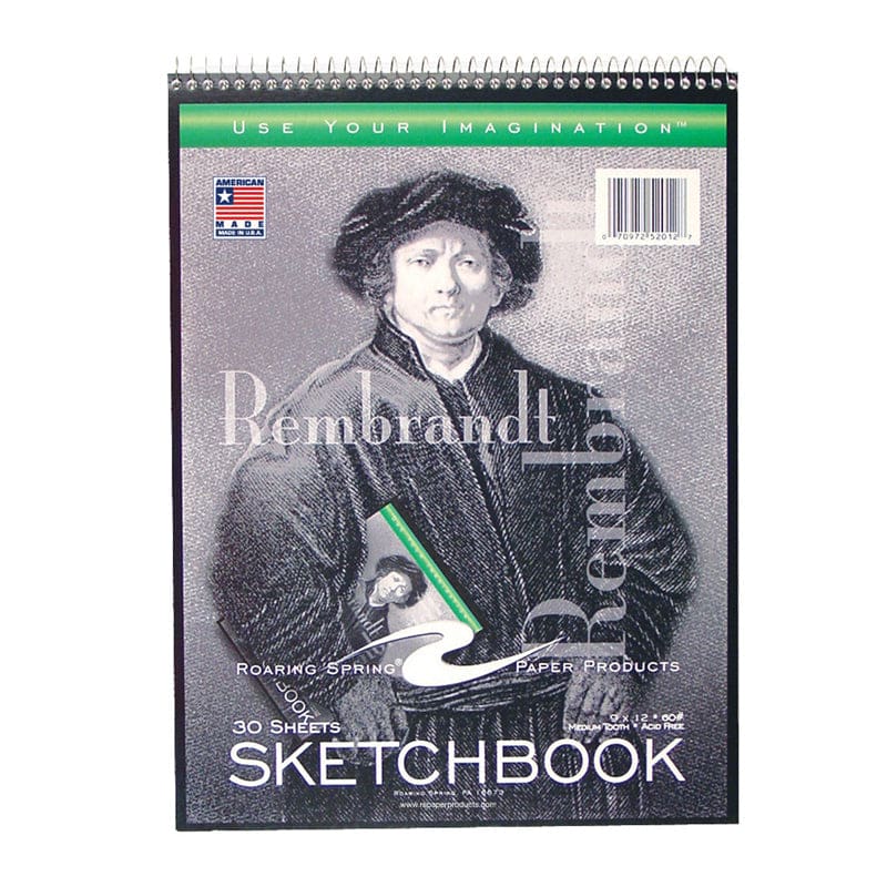 Sketchbook 9X12 30 Sheets (Pack of 8) - Sketch Pads - Roaring Spring Paper Products