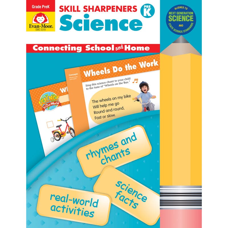 Skill Sharpeners Science Gr Pk (Pack of 6) - Activity Books & Kits - Evan-moor