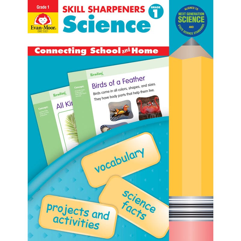 Skill Sharpeners Science Gr1 (Pack of 6) - Activity Books & Kits - Evan-moor