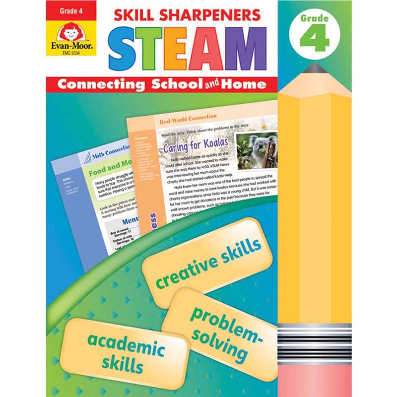 Skill Sharpeners Steam Grade 4 (Pack of 6) - Cross-Curriculum Resources - Evan-moor
