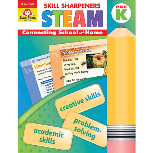 Skill Sharpeners Steam Grade Prek (Pack of 6) - Cross-Curriculum Resources - Evan-moor