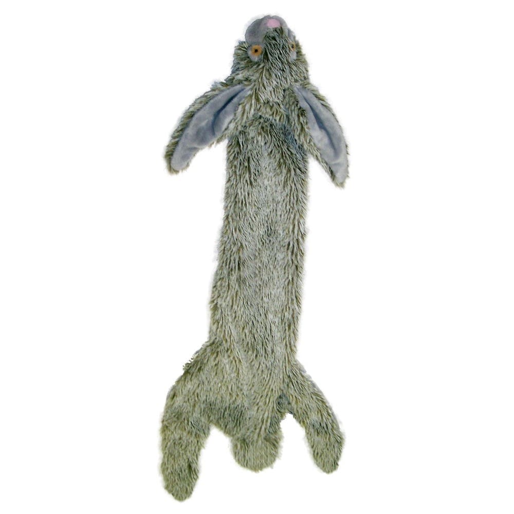 Skinneeez Dog Toy Forest Series Rabbit Gray Regular - Pet Supplies - Skinneeez