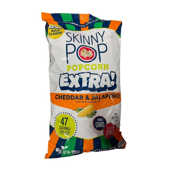 Skinny Pop Extra! Cheddar & Jalapeno Popcorn 14 oz. - Skinny Pop