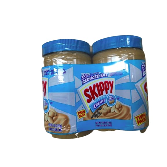 Skippy Creamy Peanut Butter - Creamy 48 oz. (Pack of 2) - ShelHealth.Com