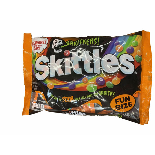 Skittles Skittles Shriekers Sour Halloween Gummy Candy Fun Size Bag - 10.72 oz