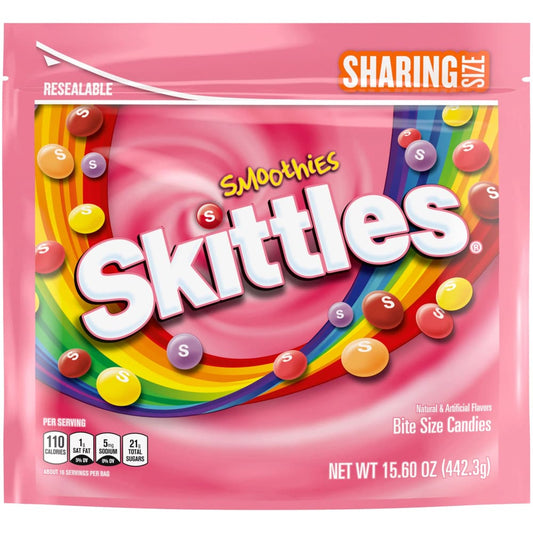 SKITTLES Smoothies Candy Valentine Pack 15.6oz - SKITTLES