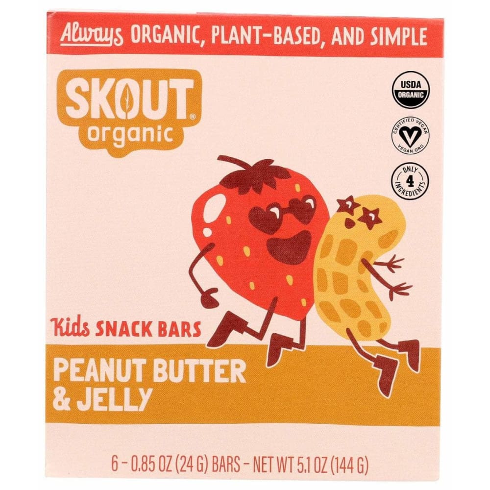 SKOUT Grocery > Snacks SKOUT: Peanut Butter and Jelly Kids Bar, 5.1 oz