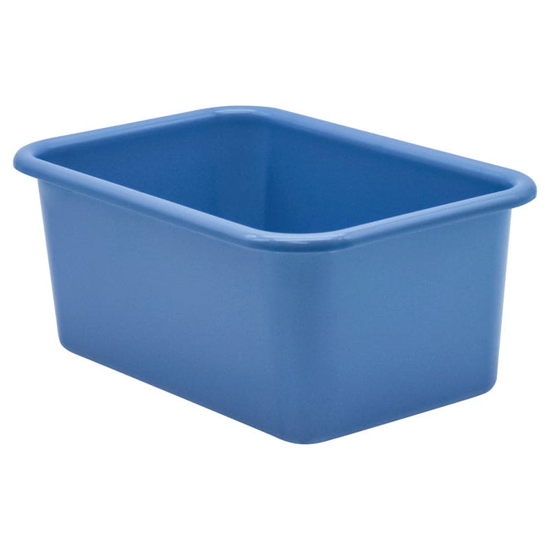 Slate Blue Smll Plastic Storage Bin (Pack of 10) - Storage Containers - Teacher Created Resources