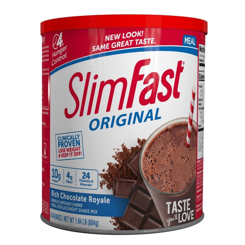 SlimFast Original Chocolate Royale Shake Mix (31.18oz.) - Diet Nutrition & Protein - SlimFast Original