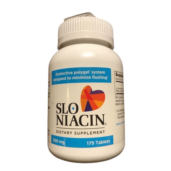 Slo-Niacin Dietary Supplement 500 mg, 175 Tablets - ShelHealth.Com