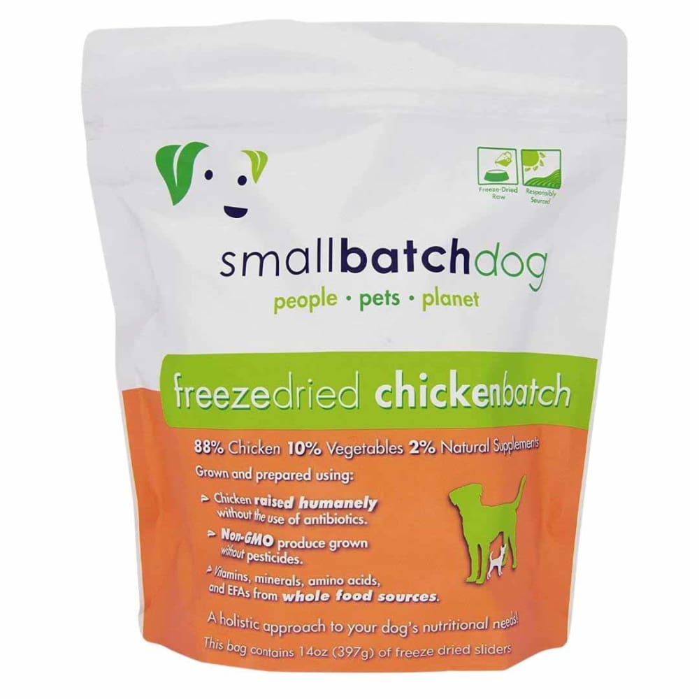 Small Batch Freeze Dried Chicken Sliders - 14oz. - Pet Supplies - Small Batch