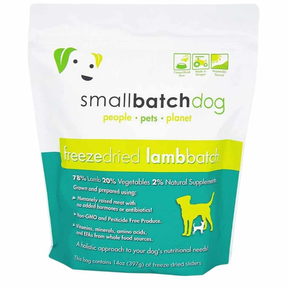 Small Batch Freeze Dried Lamb Sliders - 14oz. - Pet Supplies - Small Batch