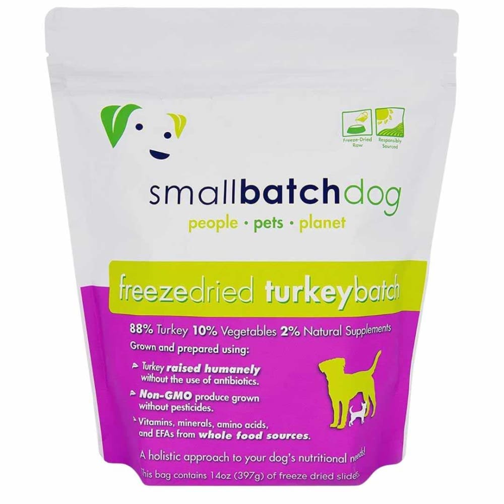 Small Batch Freeze Dried Turkey Sliders - 14oz. - Pet Supplies - Small Batch