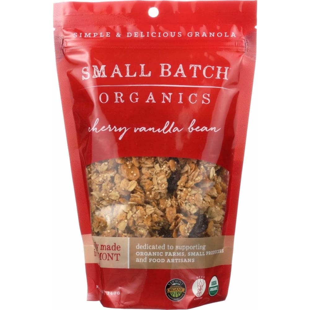 SMALL BATCH ORGANICS Grocery > Snacks SMALL BATCH ORGANICS: Cherry Vanilla Bean, 12 oz