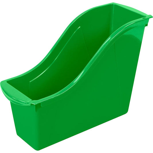 Small Book Bin Green (Pack of 10) - Storage Containers - Storex Industries