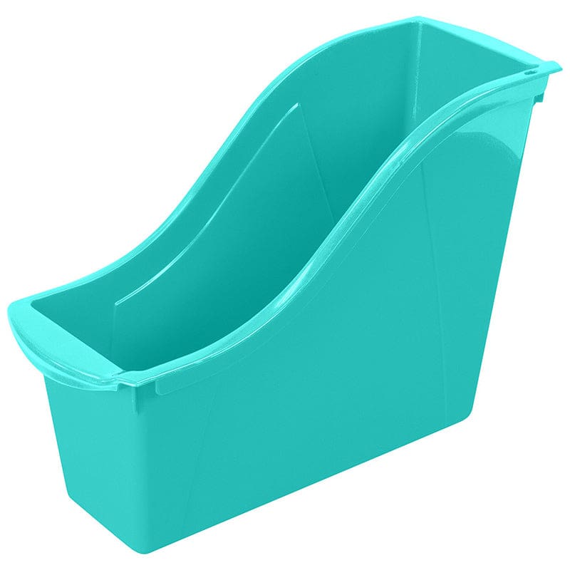 Small Book Bin Teal (Pack of 10) - Storage Containers - Storex Industries