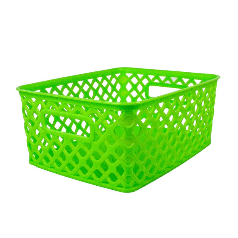 Small Lime Woven Basket (Pack of 8) - Storage Containers - Romanoff Products