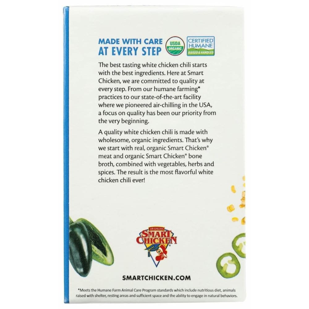 SMART CHICKEN Smart Chicken Soup Chili White Chkn Org, 16.9 Oz