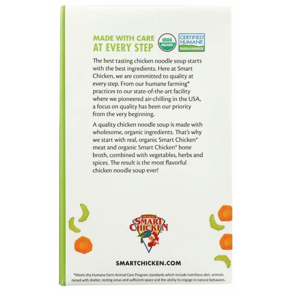 SMART CHICKEN Smart Chicken Soup Chkn Noodle Org, 16.9 Oz