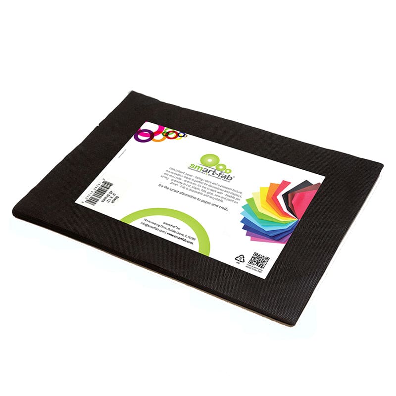 Smart Fab Cut Sheets 9X12 Black (Pack of 12) | ShelHealth