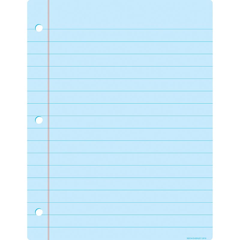 Smart Poly Chart Notebook Paper Blu Dry-Erase Surface (Pack of 12) - Language Arts - Ashley Productions