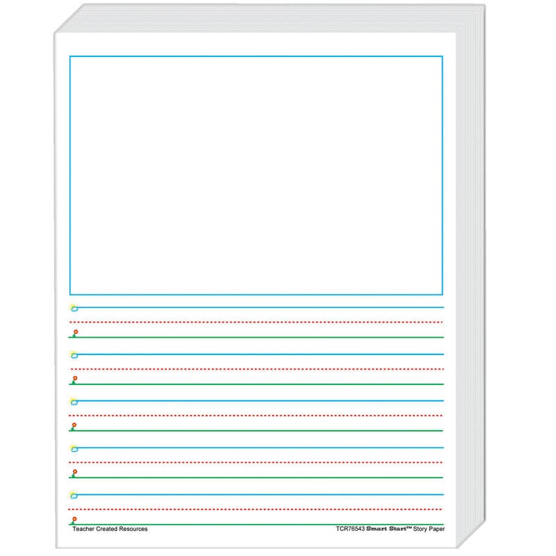 Smart Start 1-2 Story Paper 360 Sheets - Handwriting Paper - Teacher Created Resources