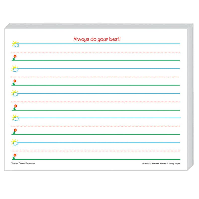 Smart Start K-1 Writing Paper 360 Sheets - Handwriting Paper - Teacher Created Resources