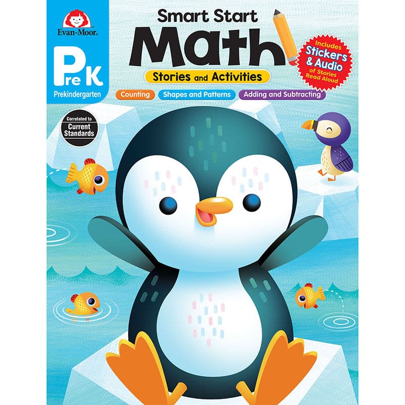 Smart Start Math Grade Prek Stories & Activities (Pack of 6) - Activity Books - Evan-moor