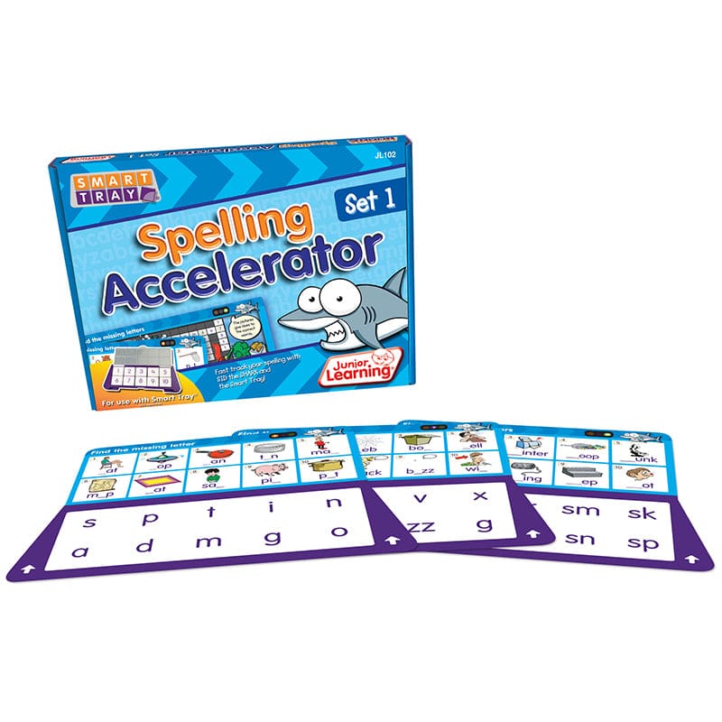 Smart Tray Spelling Accelrtor Set 1 (Pack of 2) - Spelling Skills - Junior Learning