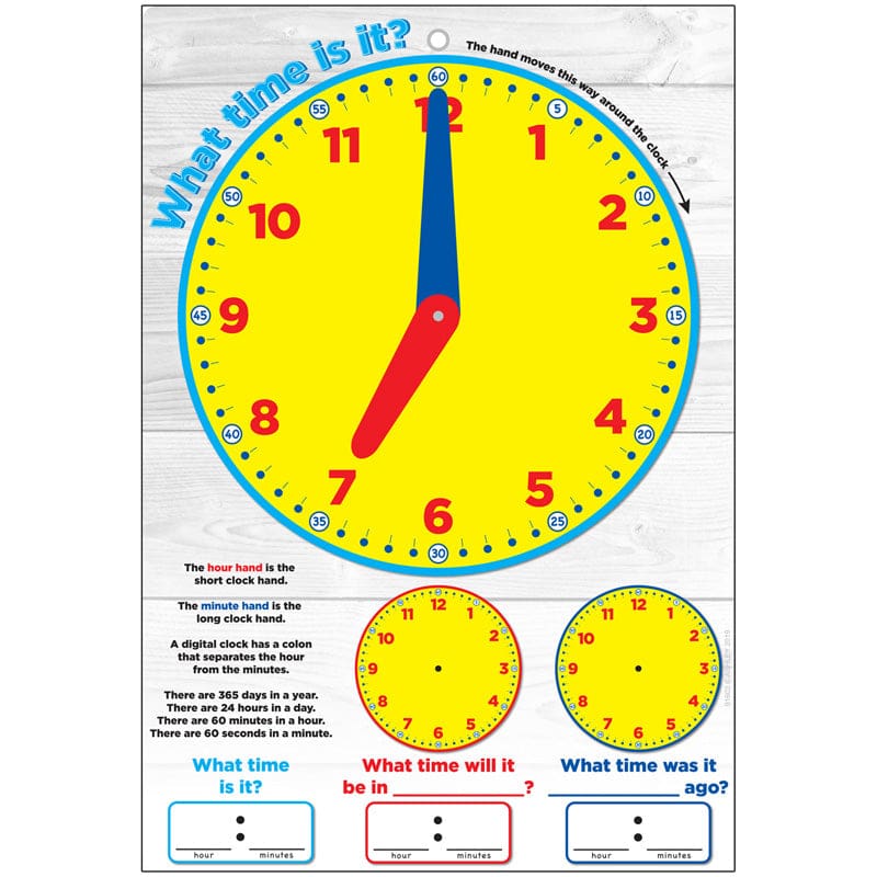 Smart Wheel Basic Clock (Pack of 10) - Time - Ashley Productions