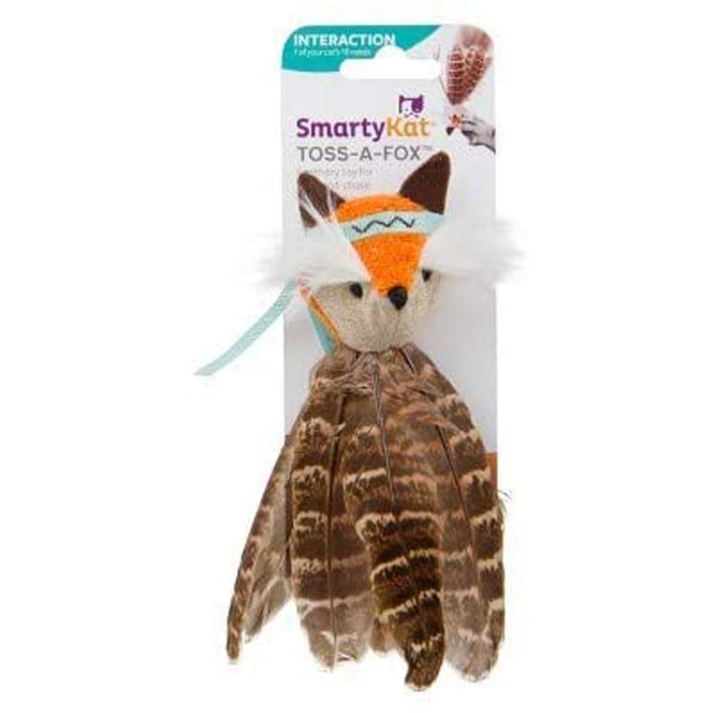 SmartyKat Toss-a-Fox Catnip Toy Multi-Color - Pet Supplies - SmartyKat