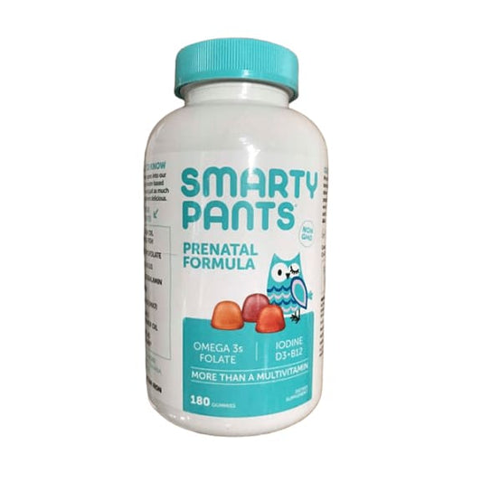 SmartyPants Prenatal Formula Daily Gummy Vitamins, 180 Count - ShelHealth.Com