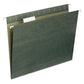Smead 100% Recycled Hanging File Folders Letter Size 1/5-cut Tabs Standard Green 25/box - School Supplies - Smead™