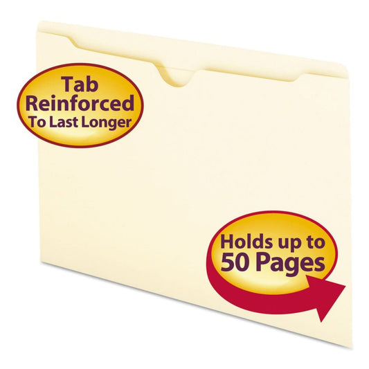 Smead Double-Ply File Jackets Legal 11 Point Manila 100ct. - File Folders - Smead