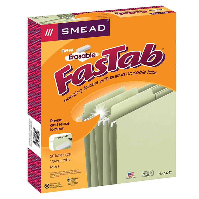 Smead Erasable Fastab Hanging Folders - Folders - Smead Manufacturing Company
