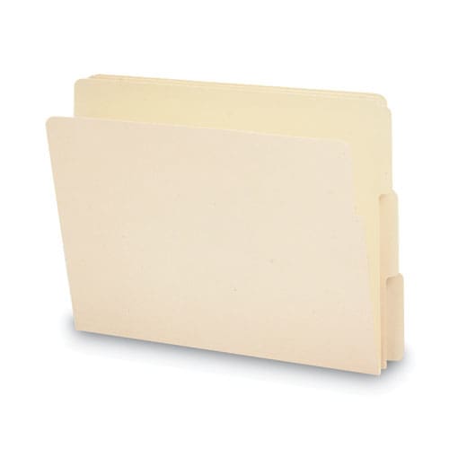 Smead Heavyweight Manila End Tab Folders 9 High Front 1/3-cut Tabs: Assorted Letter 0.75 Expansion Manila 100/box - School Supplies - Smead™